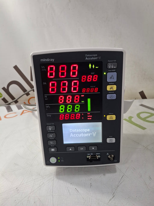 Mindray Mindray Datascope Accutorr V Vital Signs Monitor Patient Monitors reLink Online