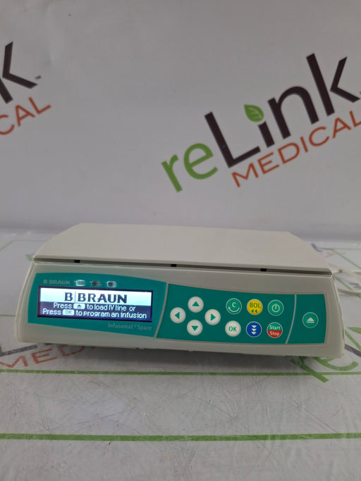 B. Braun B. Braun Infusomat Space w/Pole Clamp & AC Adapter Infusion Pump Infusion Pump reLink Online