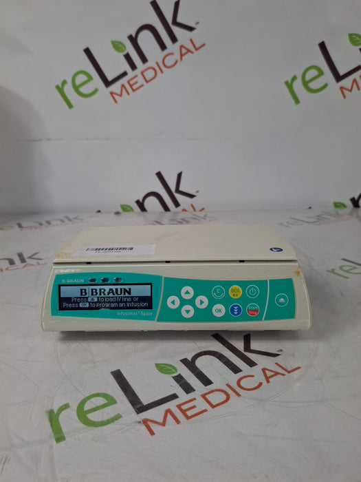 B. Braun Infusomat Space w/Pole Clamp & AC Adapter Infusion Pump