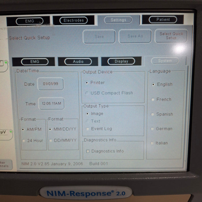 Medtronic NIM Response 2.0 Nerve Monitoring System