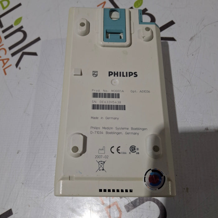 Philips M3001A-A01C06 Fast SpO2, NIBP, ECG, Temp, IBP MMS Module