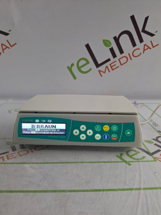 B. Braun Infusomat Space w/Pole Clamp & AC Adapter Infusion Pump