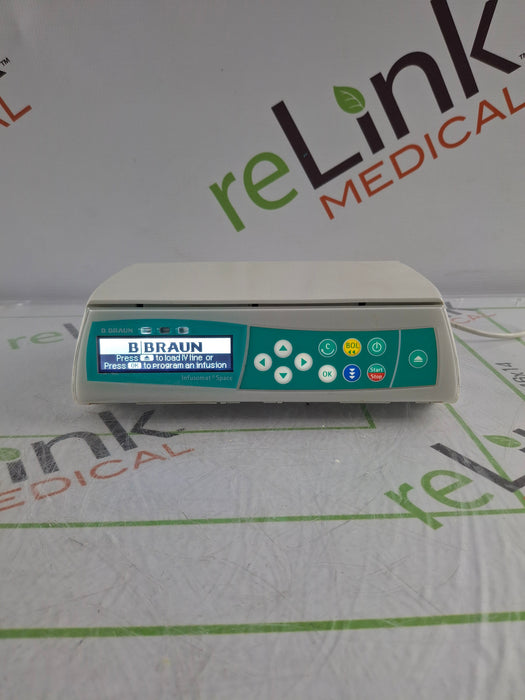 B. Braun Infusomat Space w/Pole Clamp & AC Adapter Infusion Pump