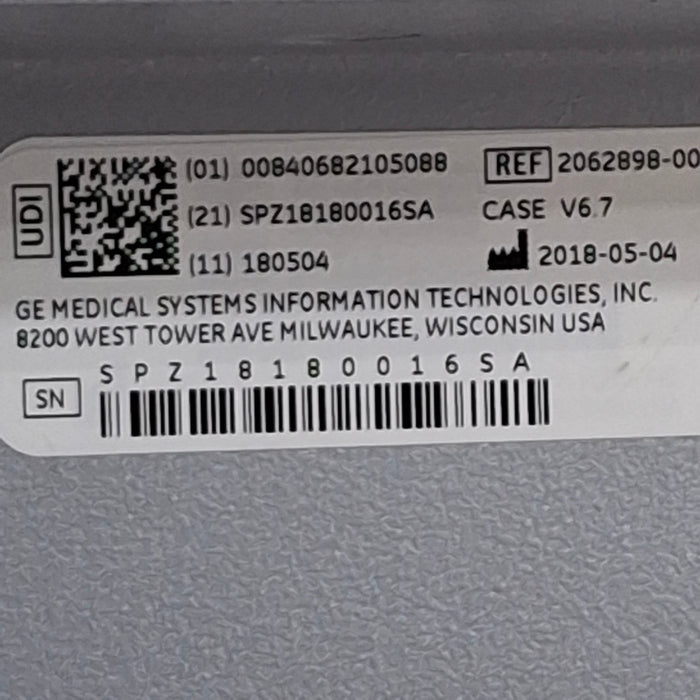 GE Healthcare Case 6.7 Stress Test Console