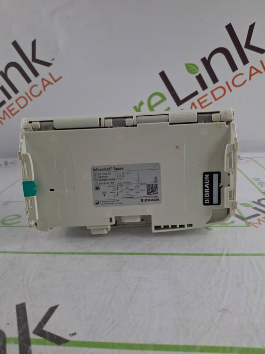 B. Braun Infusomat Space w/Pole Clamp & AC Adapter Infusion Pump
