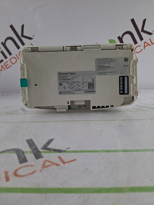 B. Braun Infusomat Space w/Pole Clamp & AC Adapter Infusion Pump