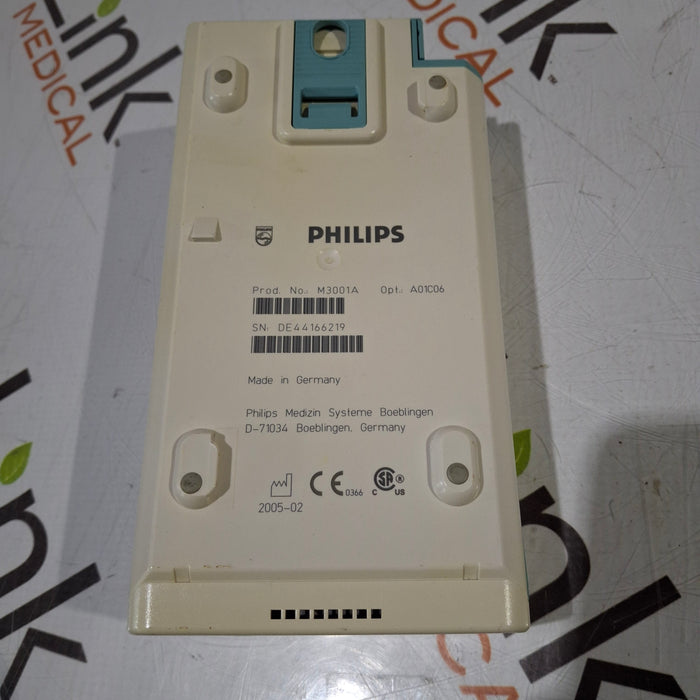 Philips M3001A-A01C06 Fast SpO2, NIBP, ECG, Temp, IBP MMS Module