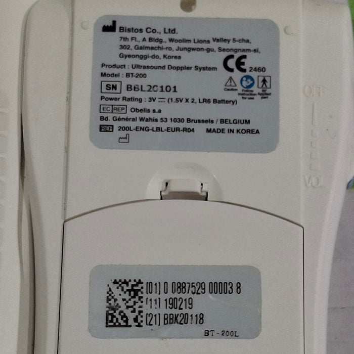 Bistos Co., Ltd. Bistos Co., Ltd. BT-200 Ultrasound Doppler System Ultrasound reLink Online