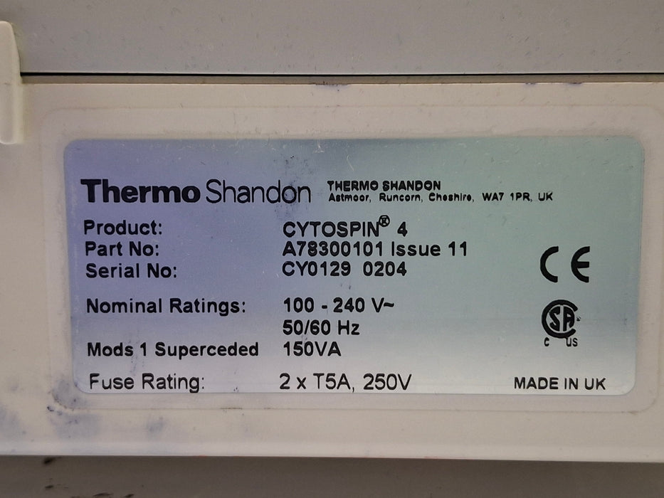 Thermo Shandon CytoSpin 4 Cytocentrifuge