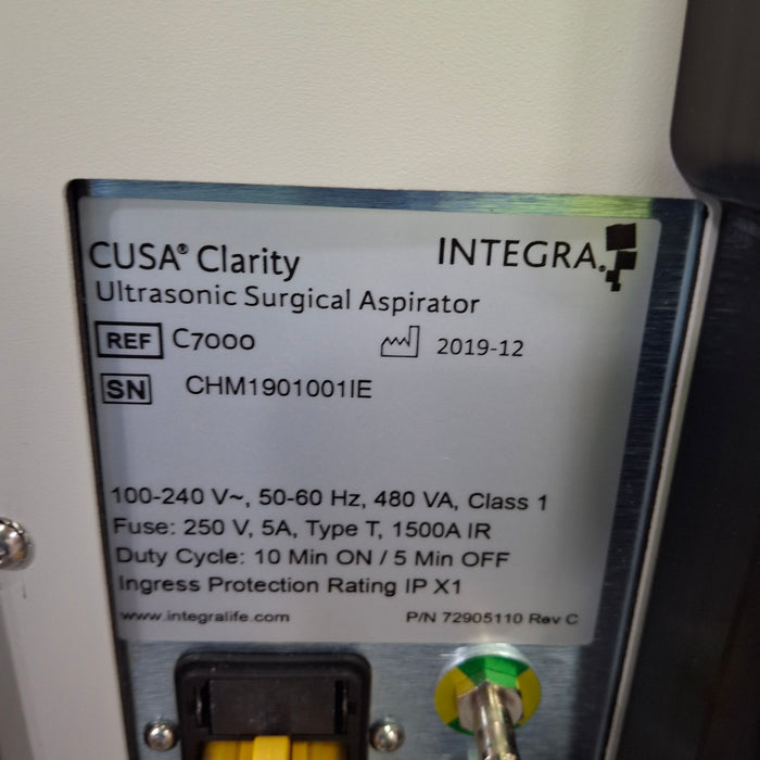 Integra Lifesciences Cusa Clarity Ultrasonic Surgical Aspirator System