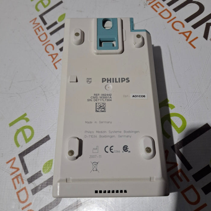 Philips M3001A-A01C06 Fast SpO2, NIBP, ECG, Temp, IBP MMS Module