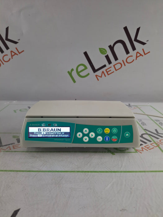 B. Braun Infusomat Space w/Pole Clamp & AC Adapter Infusion Pump