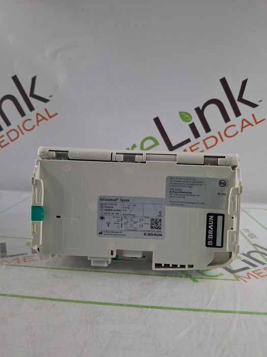 B. Braun Infusomat Space w/Pole Clamp & AC Adapter Infusion Pump