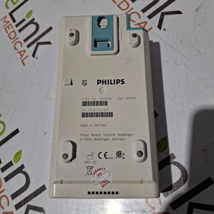 Philips M3001A-A01C06 Fast SpO2, NIBP, ECG, Temp, IBP MMS Module
