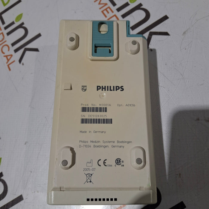 Philips M3001A-A01C06 Fast SpO2, NIBP, ECG, Temp, IBP MMS Module
