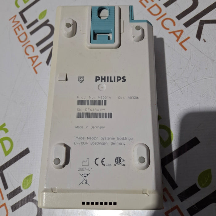 Philips M3001A-A01C06 Fast SpO2, NIBP, ECG, Temp, IBP MMS Module