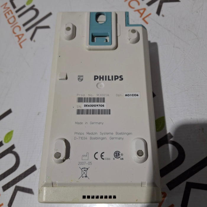 Philips M3001A-A01C06 Fast SpO2, NIBP, ECG, Temp, IBP MMS Module