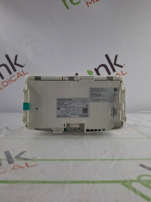 B. Braun Infusomat Space w/Pole Clamp & AC Adapter Infusion Pump