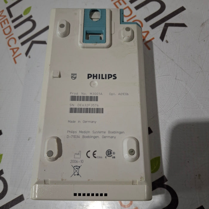 Philips M3001A-A01C06 Fast SpO2, NIBP, ECG, Temp, IBP MMS Module