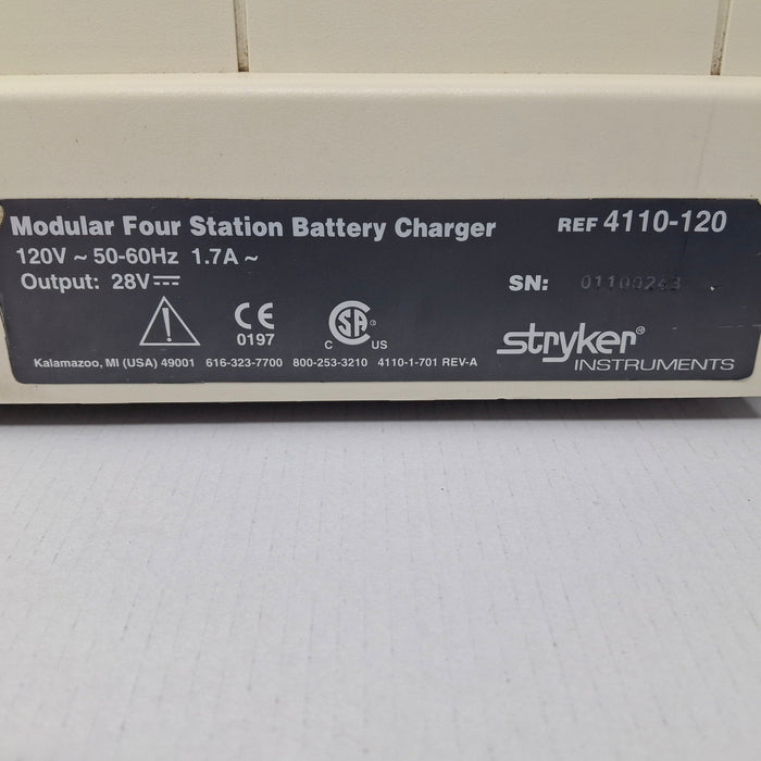 Stryker 4110-120 Four Station Battery Charger