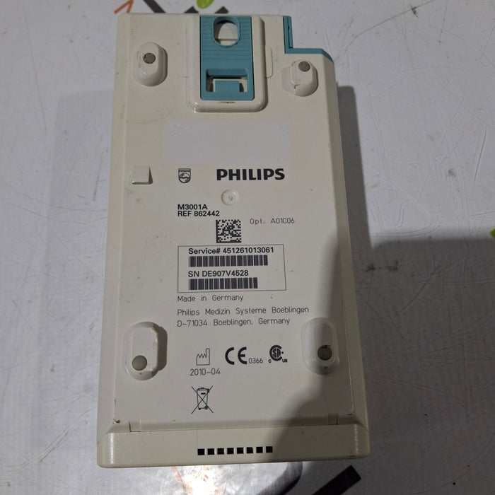 Philips M3001A-A01C06 Fast SpO2, NIBP, ECG, Temp, IBP MMS Module
