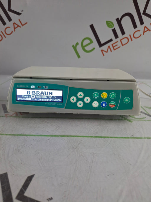 B. Braun B. Braun Infusomat Space w/Pole Clamp & AC Adapter Infusion Pump Infusion Pump reLink Online