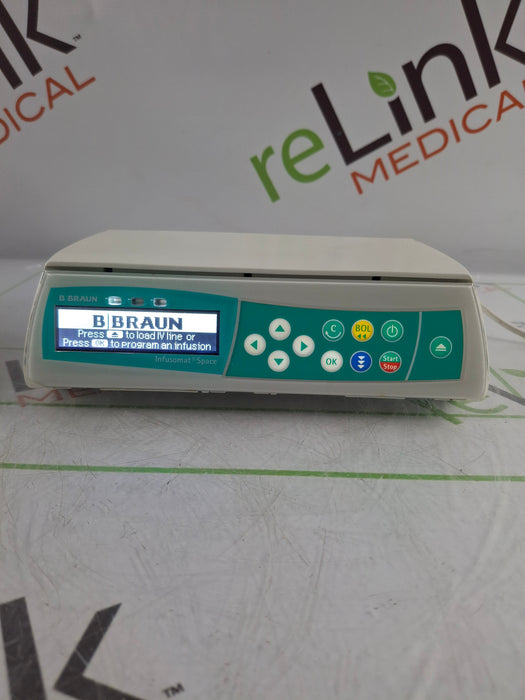 B. Braun B. Braun Infusomat Space w/Pole Clamp & AC Adapter Infusion Pump Infusion Pump reLink Online