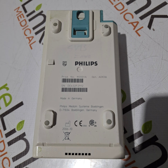 Philips M3001A-A01C06 Fast SpO2, NIBP, ECG, Temp, IBP MMS Module