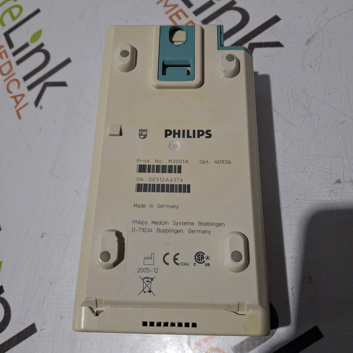 Philips M3001A-A01C06 Fast SpO2, NIBP, ECG, Temp, IBP MMS Module