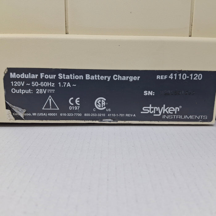 Stryker 4110-120 Four Station Battery Charger