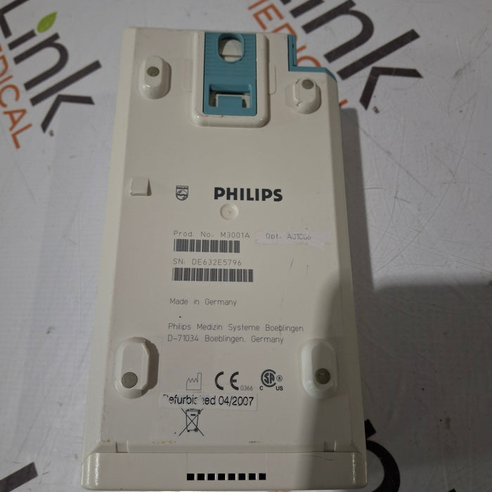 Philips M3001A-A01C06 Fast SpO2, NIBP, ECG, Temp, IBP MMS Module