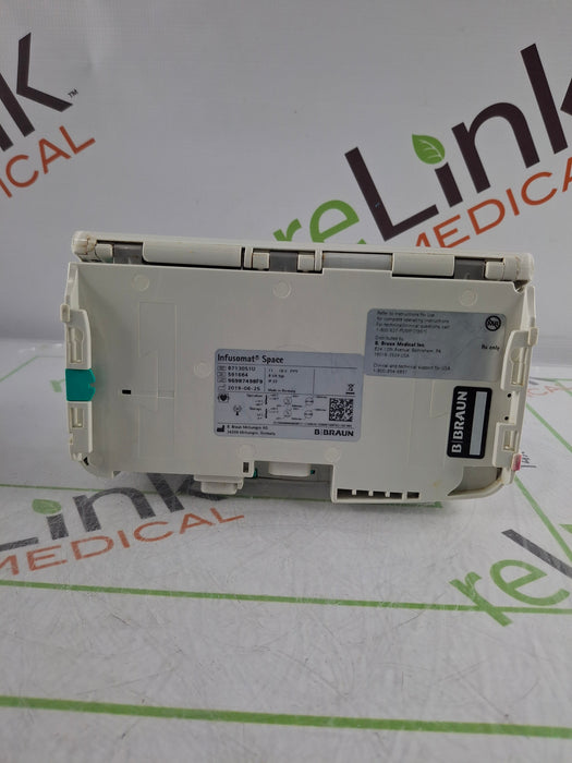B. Braun Infusomat Space w/Pole Clamp & AC Adapter Infusion Pump