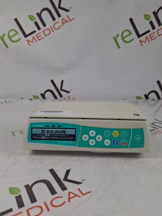 B. Braun Infusomat Space w/Pole Clamp & AC Adapter Infusion Pump