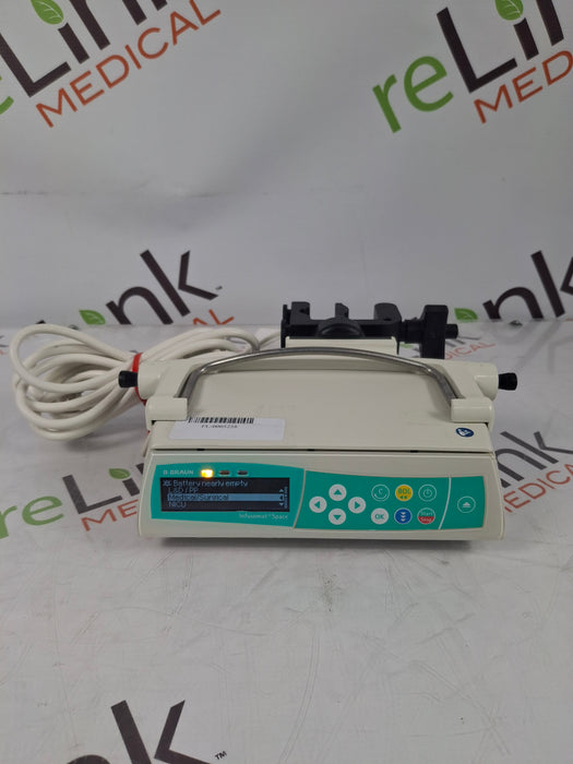 B. Braun Infusomat Space w/Pole Clamp & AC Adapter Infusion Pump