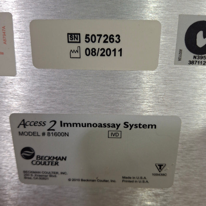 Beckman Coulter Access 2 Immunoassay Analyzer