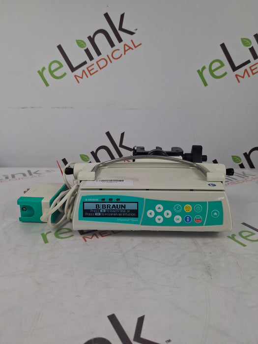 B. Braun Infusomat Space w/Pole Clamp & AC Adapter Infusion Pump