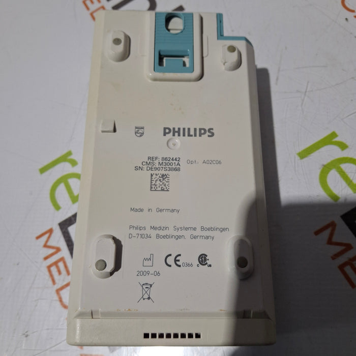 Philips M3001A-A02C06 OxiMax SpO2, NIBP, ECG, Temp, IBP MMS Module