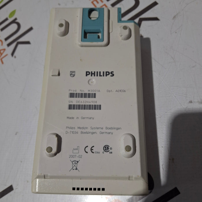 Philips M3001A-A01C06 Fast SpO2, NIBP, ECG, Temp, IBP MMS Module