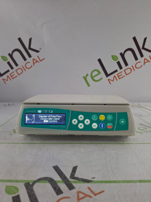 B. Braun B. Braun Infusomat Space w/Pole Clamp & AC Adapter Infusion Pump Infusion Pump reLink Online
