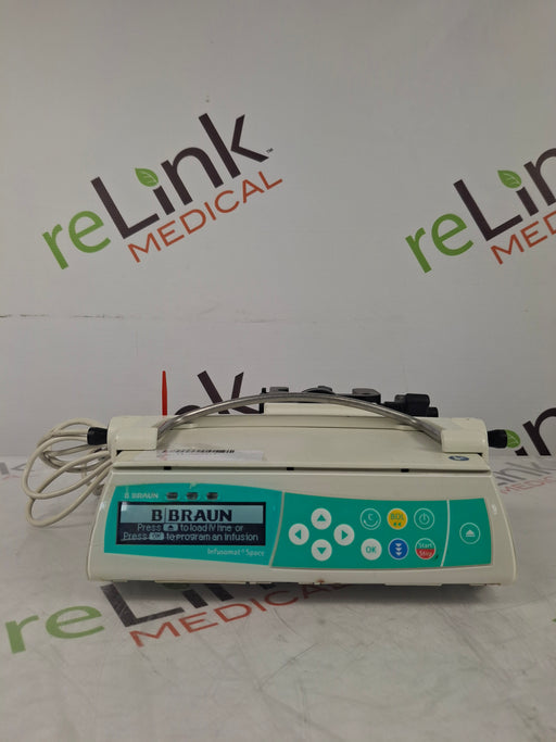 B. Braun B. Braun Infusomat Space w/Pole Clamp & AC Adapter Infusion Pump Infusion Pump reLink Online