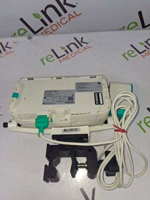 B. Braun Infusomat Space w/Pole Clamp & AC Adapter Infusion Pump