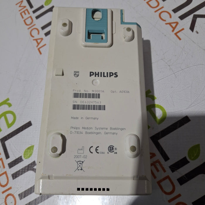 Philips M3001A-A01C06 Fast SpO2, NIBP, ECG, Temp, IBP MMS Module