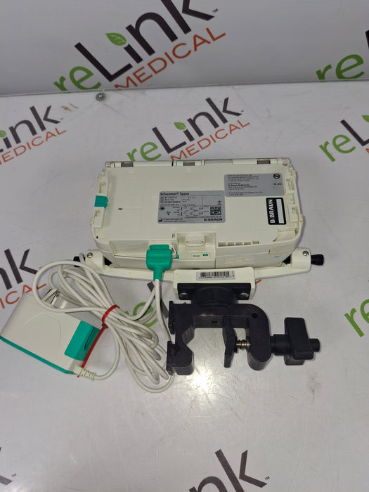 B. Braun Infusomat Space w/Pole Clamp & AC Adapter Infusion Pump