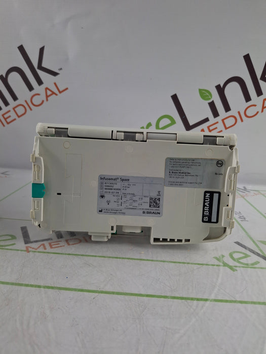B. Braun Infusomat Space w/Pole Clamp & AC Adapter Infusion Pump