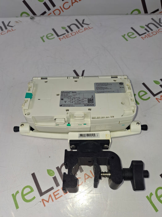 B. Braun Infusomat Space w/Pole Clamp & AC Adapter Infusion Pump