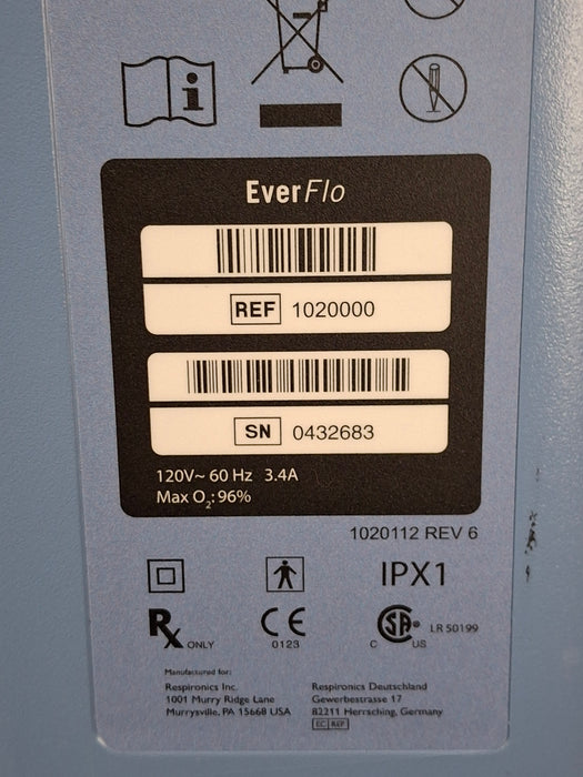 Respironics EverFlo O² Concentrator