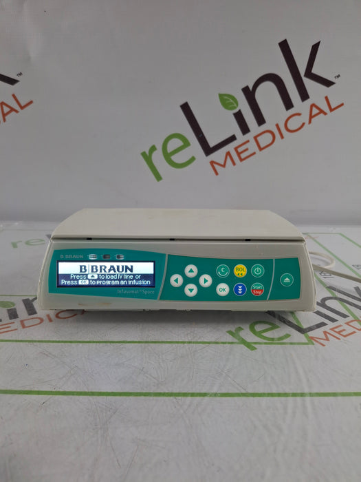 B. Braun B. Braun Infusomat Space w/Pole Clamp & AC Adapter Infusion Pump Infusion Pump reLink Online