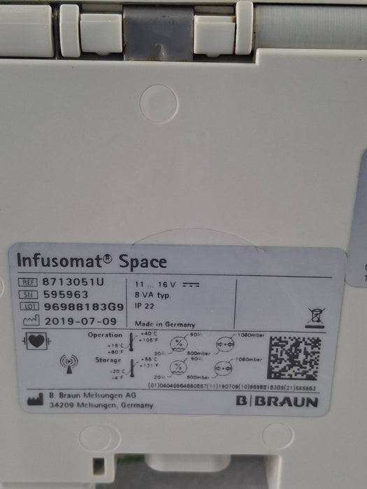 B. Braun B. Braun Infusomat Space w/Pole Clamp & AC Adapter Infusion Pump Infusion Pump reLink Online