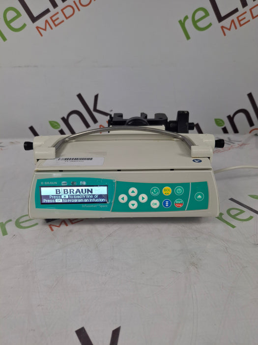 B. Braun Infusomat Space w/Pole Clamp & AC Adapter Infusion Pump