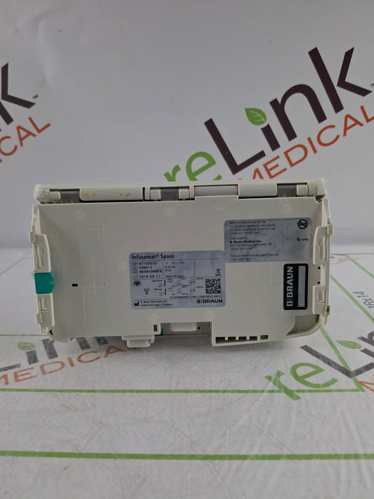 B. Braun Infusomat Space w/Pole Clamp & AC Adapter Infusion Pump